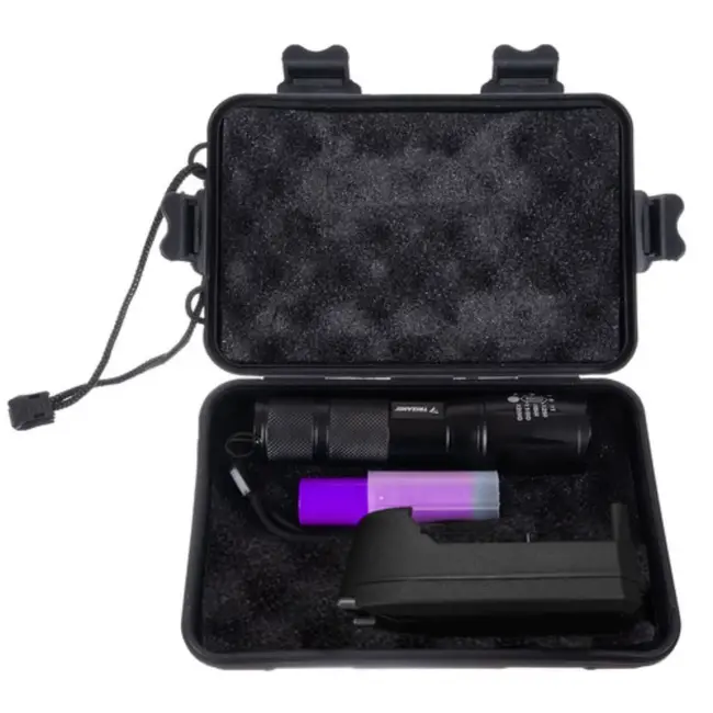 Trizand 2-in-1 XPE UV Zaklamp - Krachtige LED en UV Functie, Schokbestendig en Waterdicht