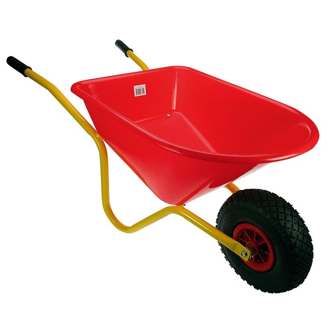 Talen Tools Kinderkruiwagen - Geel/Rood - 35 Liter - Metalen Onderstel