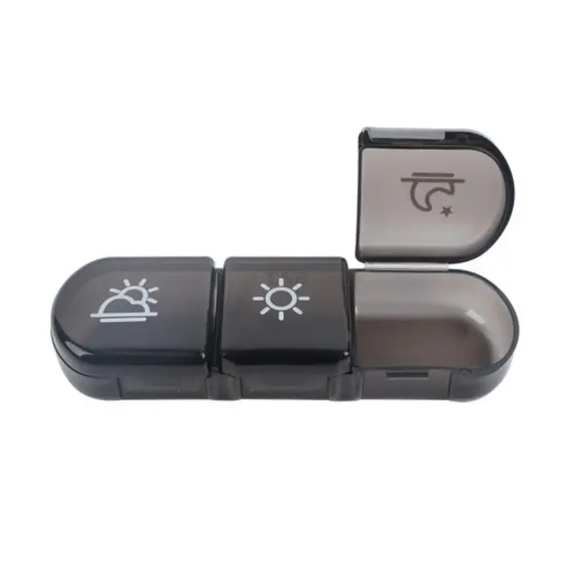 Ruhhy Medicatie Organizer - 7 Dagen, Compacte Weekplanner met 3 Tijdsvakken per Dag