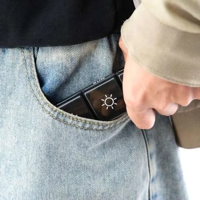 Ruhhy Medicatie Organizer - 7 Dagen, Compacte Weekplanner met 3 Tijdsvakken per Dag