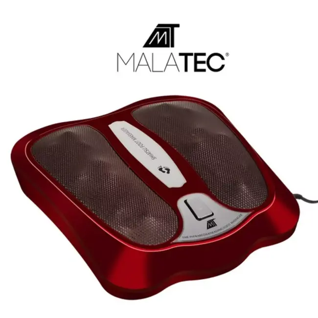 Malatec Shiatsu Voetmassageapparaat - Infrarood Verwarming - 18 Massagekoppen
