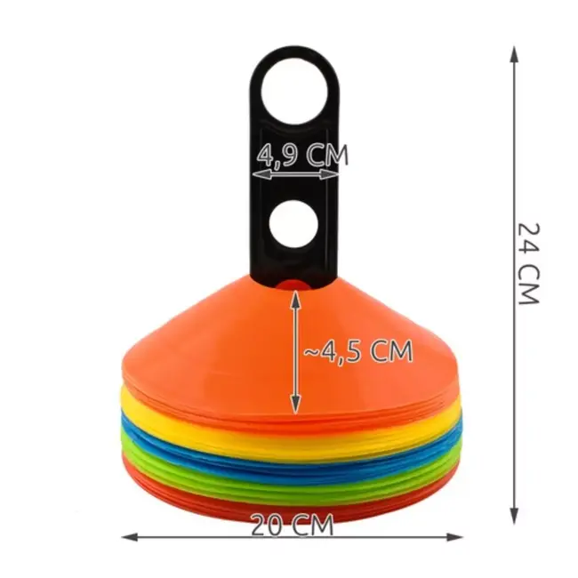 Trizand Trainingspionnen Set - 50 Stuks - Weerbestendig en Duurzaam