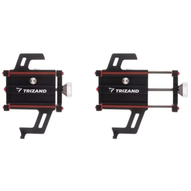 Trizand Telefoonhouder voor Fiets - Verstelbaar - Antislip - Rubberen Beveiliging