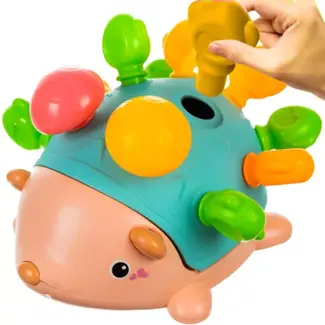 Kruzzel Educatieve Puzzel - Sensorische Egel - Leren Tellen & Motoriek