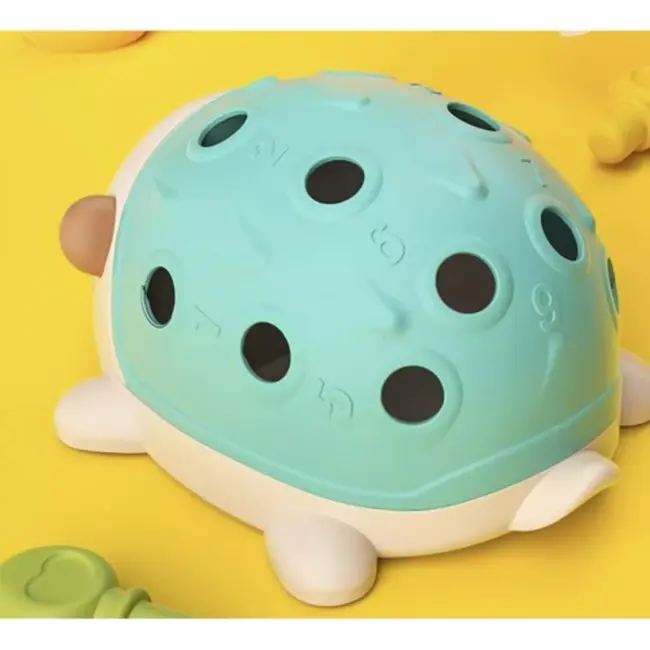 Kruzzel Educatieve Puzzel - Sensorische Egel - Leren Tellen & Motoriek