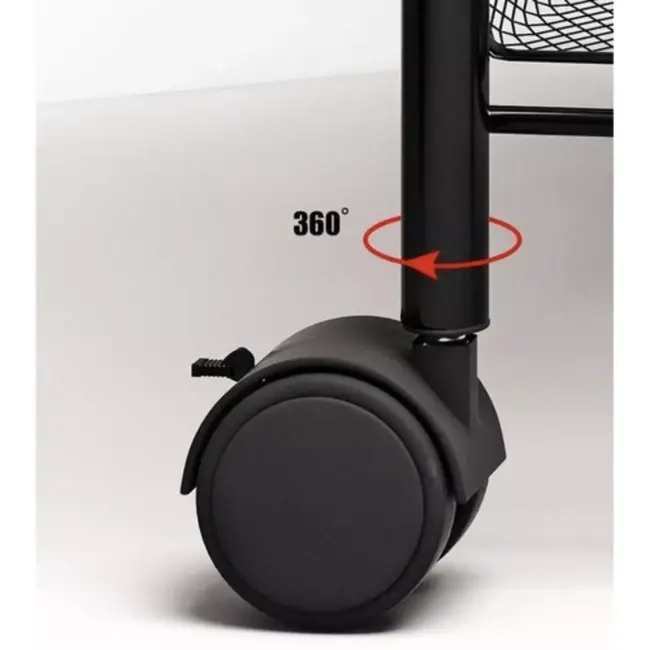 Ruhhy Mobiel Opbergrek - IJzeren Rek met Haken - Stijlvol en Praktisch