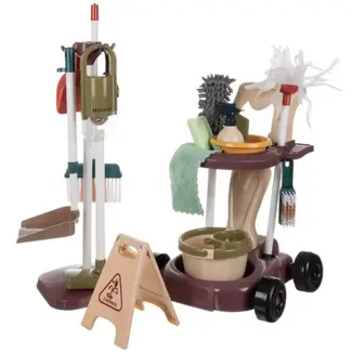 Kruzzel Kinder Schoonmaakset 18-in-1 - Met Werkende Stofzuiger & Trolley