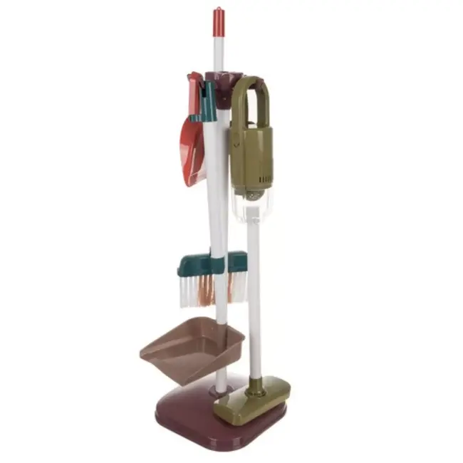 Kruzzel Kinder Schoonmaakset 18-in-1 - Met Werkende Stofzuiger & Trolley