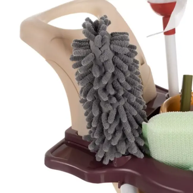 Kruzzel Kinder Schoonmaakset 18-in-1 - Met Werkende Stofzuiger & Trolley