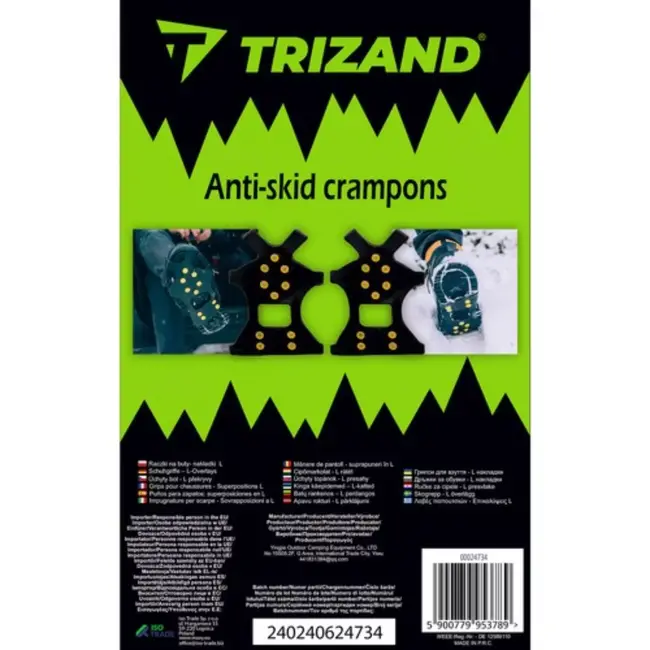 Trizand Schoenijzers L - Anti-slip Spikes - Maat 40-44