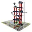 Kruzzel Speelgoedgarage - 4 Verdiepingen - Inclusief Lift, Auto's en Helikopter