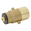 ProPlus Bajonet LPG verloopnippel - 10 mm - messing - goud