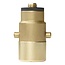 ProPlus Bajonet LPG verloopnippel - 10 mm - messing - goud