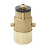 ProPlus Bajonet LPG verloopnippel - 10 mm - messing - goud