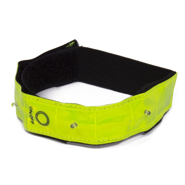 Benson Reflecterende armband met LED - Verstelbaar - Inclusief batterij - 40,5 cm