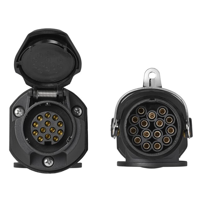 ProPlus Verloopstekker 24V naar 12V - 15-polig naar 13-polig - Voor LED