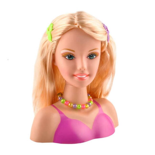 Kruzzel Hair Styling Head + Accessoires - Creatieve Haarstijlen voor Kinderen