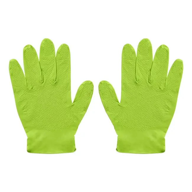 Gripp-It Nitril handschoenen - groen - medium - chemisch bestendig - touchscreenvriendelijk - 50 stuks