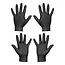 Gripp-It Nitril handschoenen zwart - Maat M - Touchscreen vriendelijk - 50 stuks