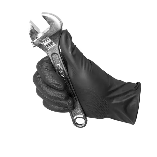 Gripp-It Nitril handschoenen zwart - Maat M - Touchscreen vriendelijk - 50 stuks