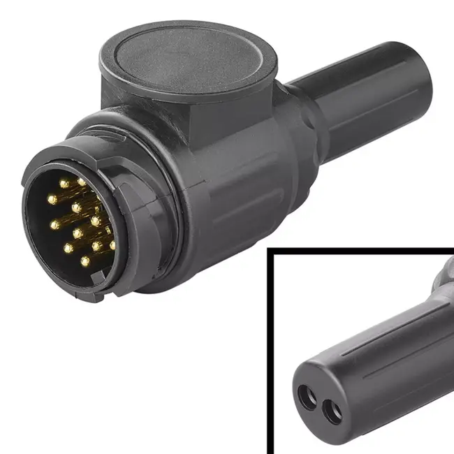 ProPlus 13-polige stekker - PVC - 2-gaats tule - type Jaeger