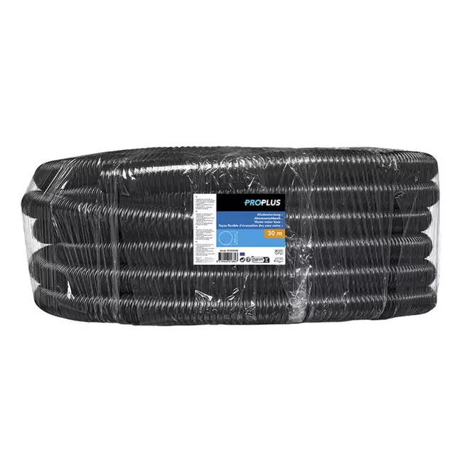 ProPlus Afvalwaterslang - Flexibel & Uittrekbaar - 30 m - 32 mm - Voor Caravan & Camper