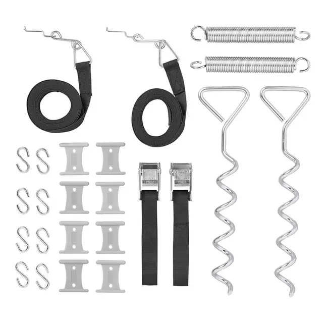 ProPlus Stormbandset 14-delig: Veilig je luifel bevestigen in elke storm