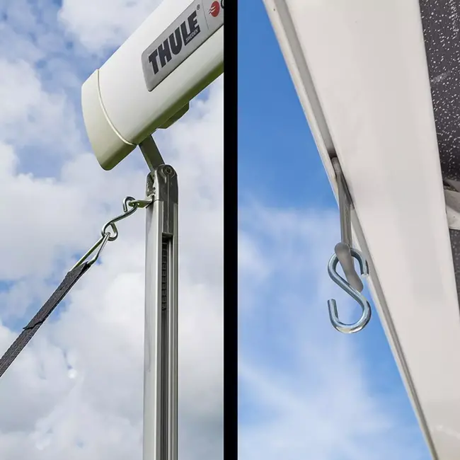 ProPlus Stormbandset 14-delig: Veilig je luifel bevestigen in elke storm