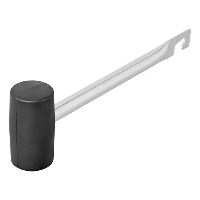 ProPlus Kampeerhamer met Rubberen Kop en Haringtrekker - Lichtgewicht en Duurzaam