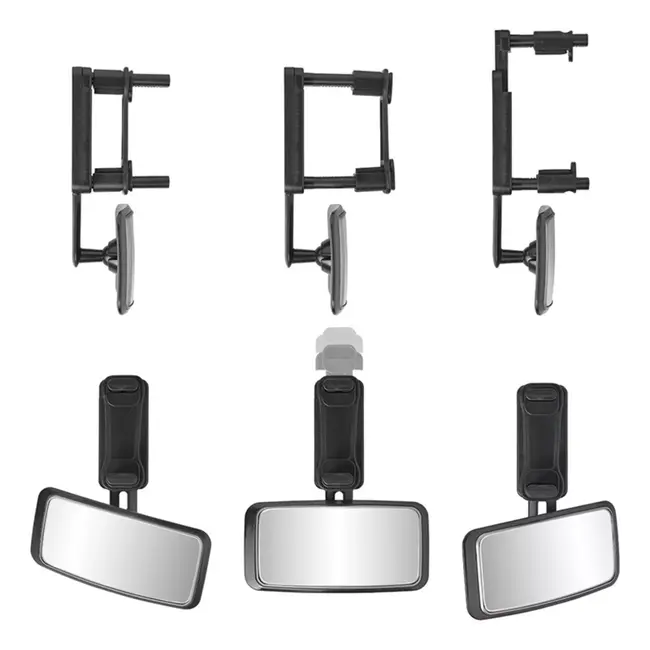 ProPlus Universele Binnenspiegel met Klem - Extra Zicht - Voor Ouders en Passagiers