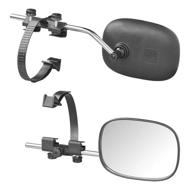 ProPlus Caravanspiegel Convex Glas - Universeel - 41 x 14 x 19 cm - Breder Zichtveld en Veilig Rijden