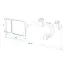 ProPlus Caravanspiegel met Dodehoekspiegel - 44 x 11 x 16 cm - Vlak Glas - Universeel en Verstelbaar
