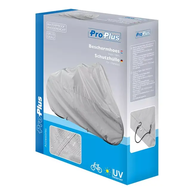 ProPlus Fietshoes Ripstop - 200 x 120 cm - Reflecterende Slotopeningen en Opbergtas