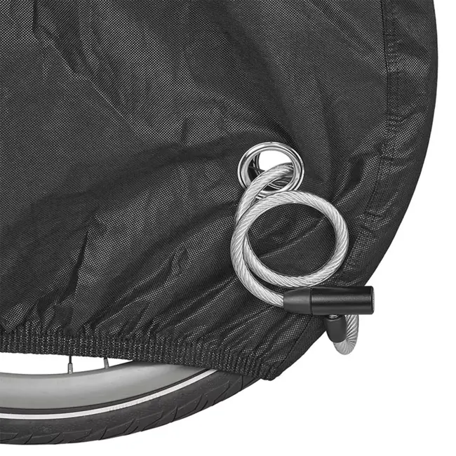 ProPlus Fietsbeschermhoes Indoor - Zwart - 180x125 cm - Met Elastische Zoom