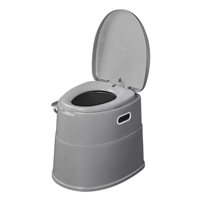 ProPlus Demontabel Campingtoilet - 8-delig - Met Wc-rolhouder en Uitneembare Emmer