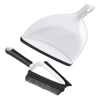 ProPlus Mini Stoffer en Blik - Siliconen Borstel en Rubber Lip - Compact en Handig