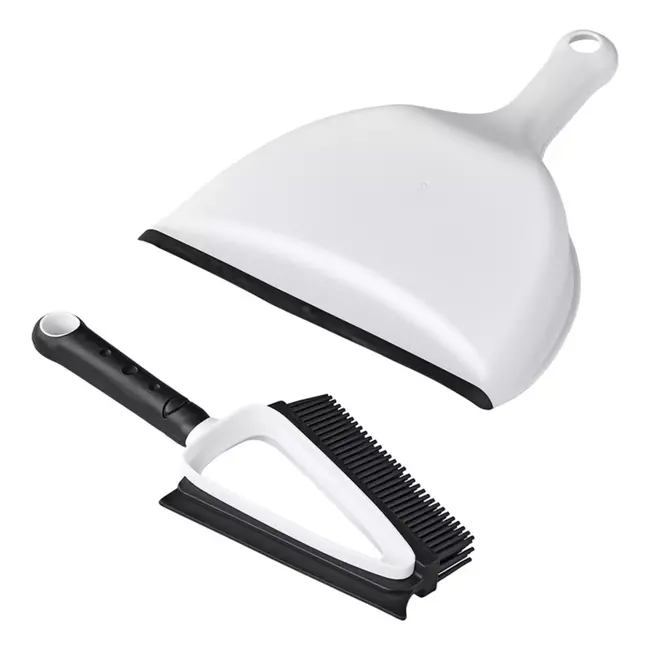 ProPlus Mini Stoffer en Blik - Siliconen Borstel en Rubber Lip - Compact en Handig