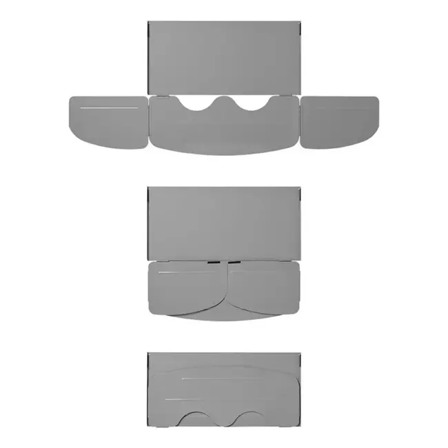 ProPlus Kookwindscherm 3-delig Vouwbaar - 63 x 30,5 x 25 cm - Met Hittebestendige Basisplaat