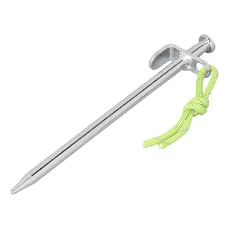 ProPlus Rotspen 20 cm - Heavy Duty - Gegalvaniseerd Staal met L-haak en Fluorescerende Kop ProPlus Rotspen 20 cm - Heavy Duty - Gegalvaniseerd Staal met L-haak en Fluorescerende Kop