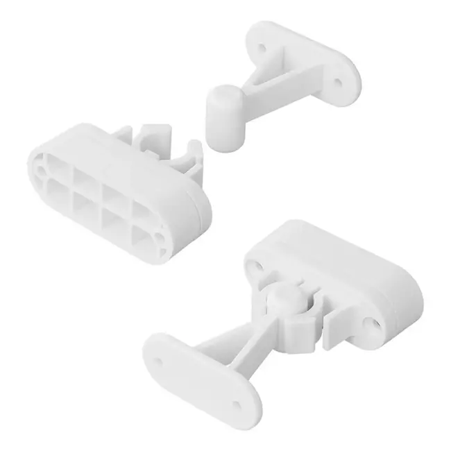 ProPlus Deurvanger - Flexibele klem - Wit - 2-delig - Windbestendig