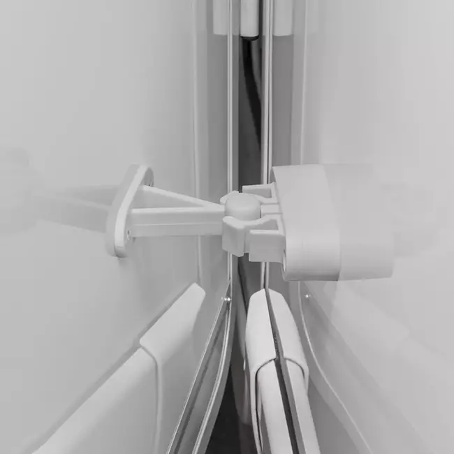 ProPlus Deurvanger met flexibele klem - Grijs - 2-delig - Weerbestendig