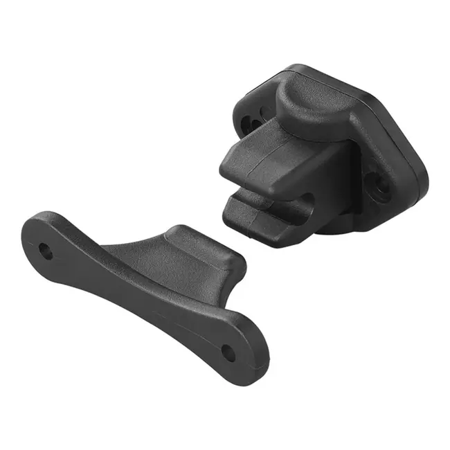 ProPlus Deurvanger scharnierend - zwart - 2-delig - flexibel en eenvoudig te monteren