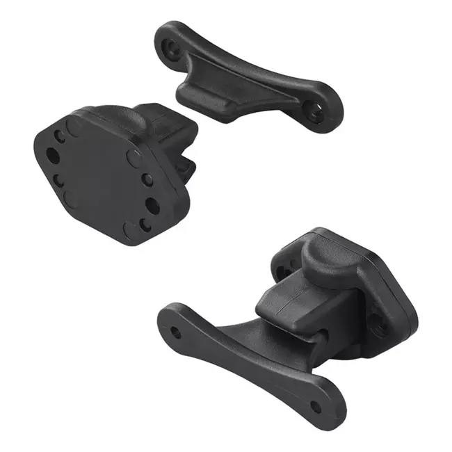 ProPlus Deurvanger scharnierend - zwart - 2-delig - flexibel en eenvoudig te monteren