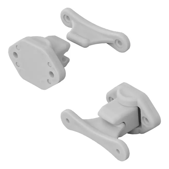 ProPlus Deurvanger scharnierend - grijs - 2-delig - flexibel gebruik - eenvoudige montage