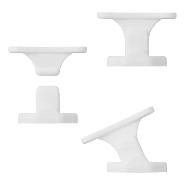 ProPlus Deurvanger scharnierend - 2-delig - wit - veelzijdige montage