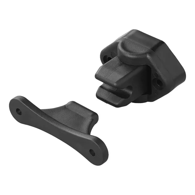 ProPlus Deurvanger zwart - scharnierend en vast - voor caravan/camper