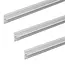 ProPlus Zelfklevende aluminium tentrail set - 90° hoek - 120 cm - 3 stuks