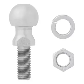 ProPlus Rechte trekhaakkogel - M24 x 55 mm - E-gekeurd - Ø50 mm - Max. 2000 kg