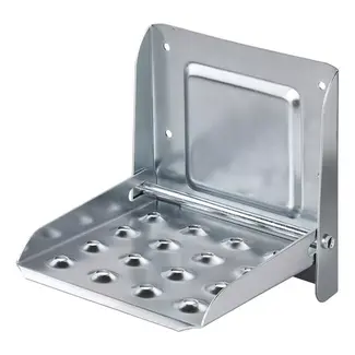 ProPlus Inklapbare opstap voor trailer - verzinkt staal - 195 x 175 mm - draagkracht 150 kg