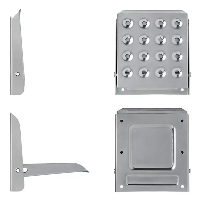 ProPlus Inklapbare opstap voor trailer - verzinkt staal - 195 x 175 mm - draagkracht 150 kg